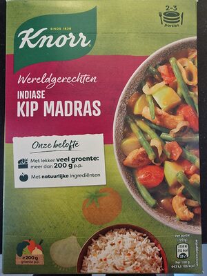 Knorr Wereldgerechten Maaltijdpakket Indiase Kip Madras