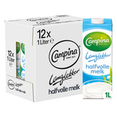 Campina halfvolle houdbare melk 12x1 liter