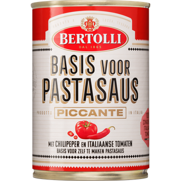Bertolli Basis voor Pastasaus met Chilipeper en Italiaanse Tomaten 400 g