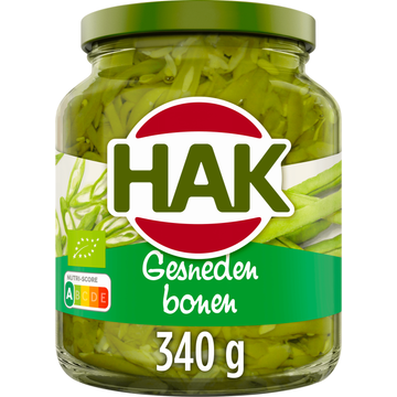 HAK Gesneden Bonen 340gr