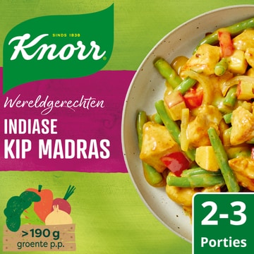 Knorr Wereldgerechten Maaltijdpakket Indiase Kip Madras 326 g