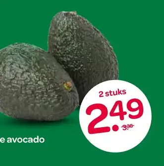 eetrijpe avocado