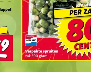 Verpakte spruiten