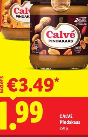 CALVÉ Pindakaas